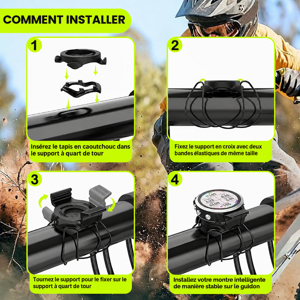 Support de montre vélo | Run2bike